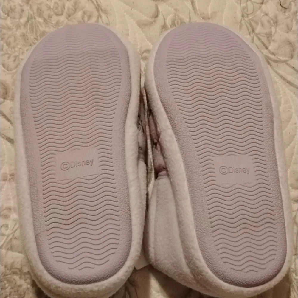 Disney Collection Purple Slippers with Colorful Mini Mouse Character Design